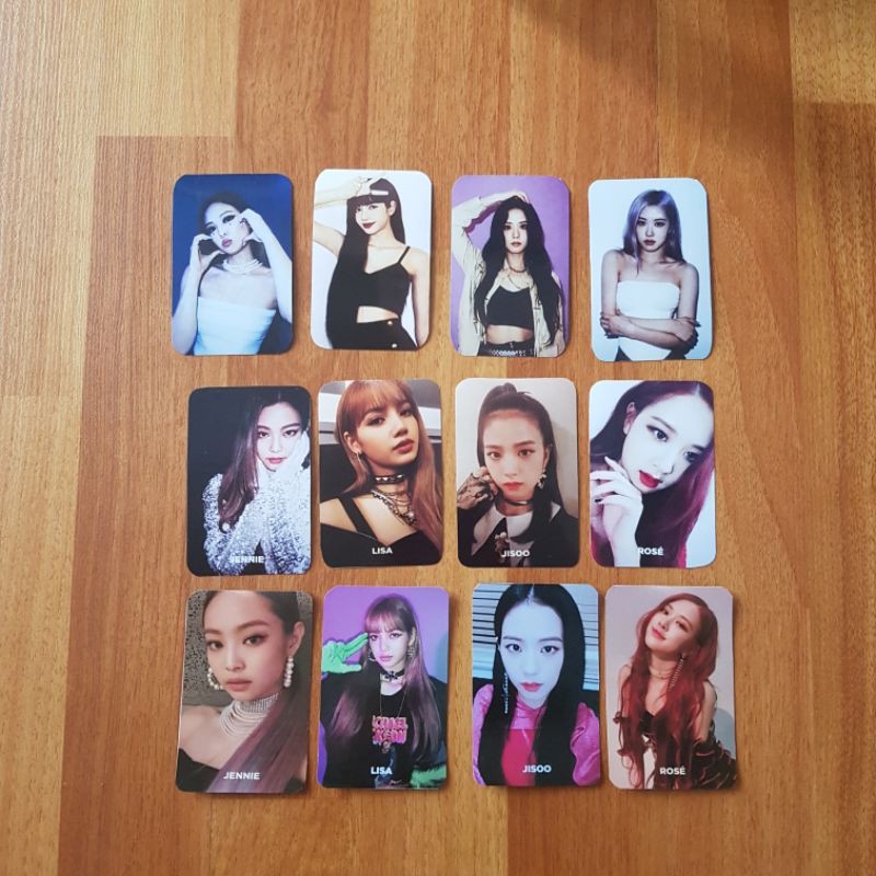 Unofficial Blackpink photocard PC Replica Album Square up the album