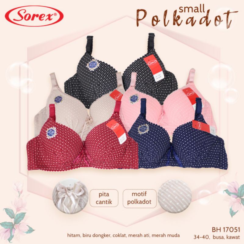 Bra BH Sorex 17051 Busa Kawat.