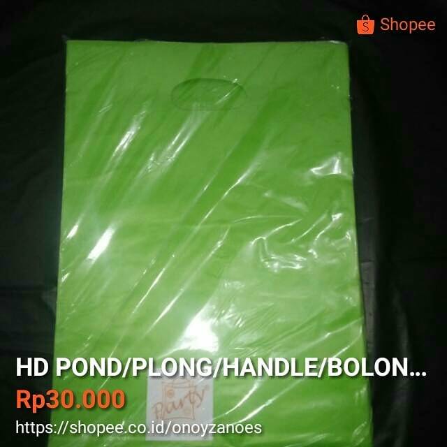 PLASTIK HD POND PLONG/HANDLE/BOLONG