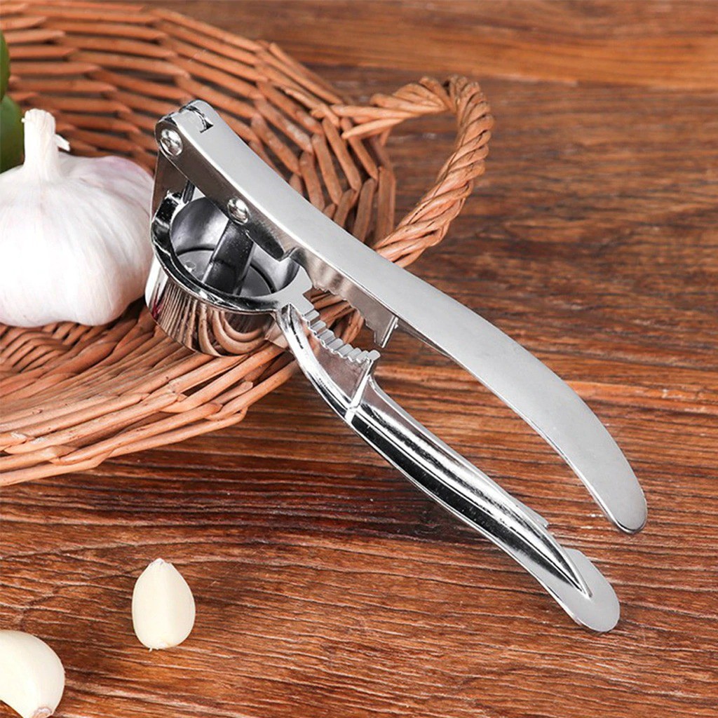 Alat Dapur Pengiris / Penghancur Bawang Putih - Garlic Press Stainless