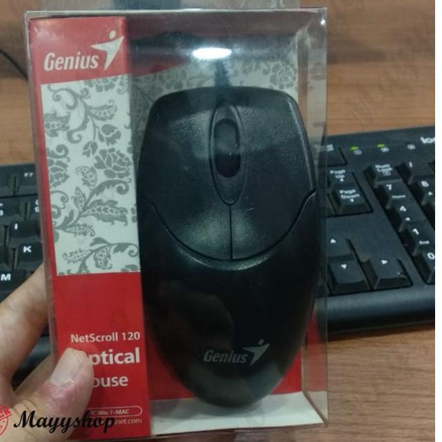 Belanja Nyaman--Mouse Genius Optical USB MOUSE / USB Mouse GENIUS NETSCROLL 120 / Genius Net Scroll 