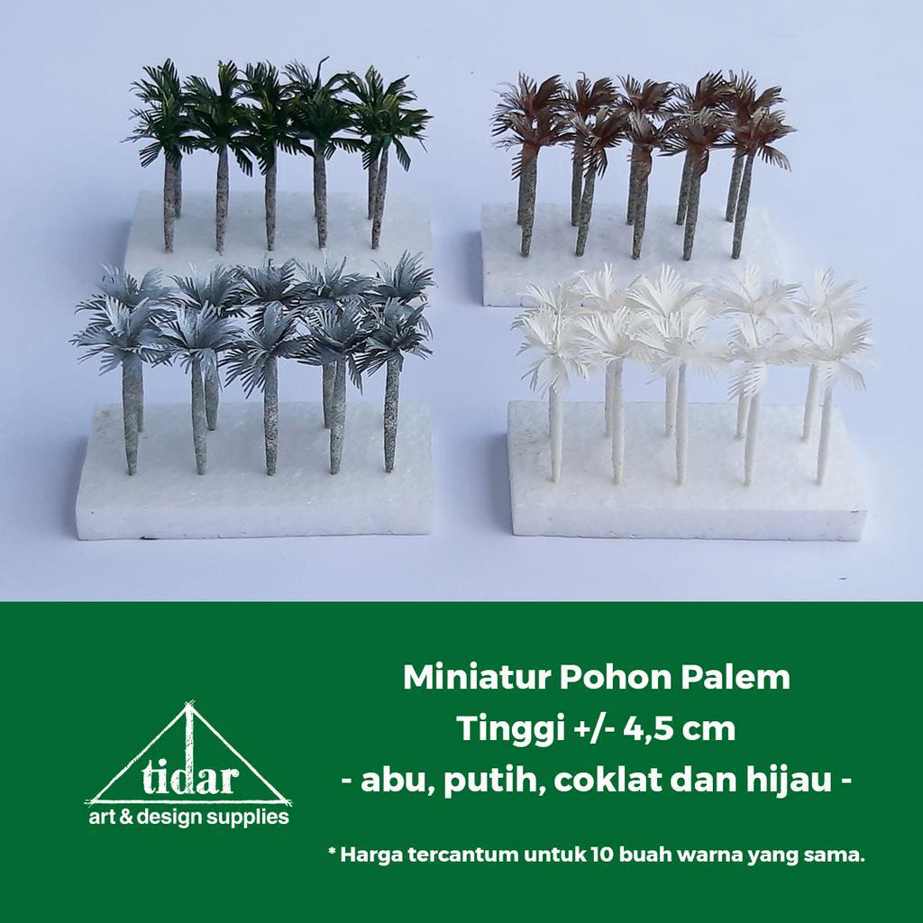 

[MR] MG - Miniatur Pohon Palem Tinggi 4,5 CM - Maket Tanaman Palm