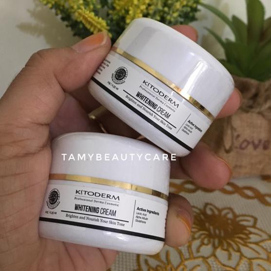 ➶ KITODERM WHITENING CREAM / cream malam original ▲