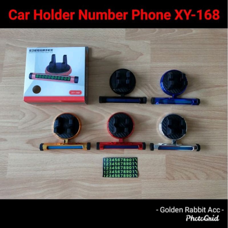 Holder HP Mobil XY 168 360 Degree Rotation car Holder number Phone