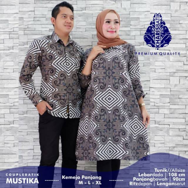 BAJU BATIK COUPLE MURAH/BAJU BATIK SRAGENAN/BATIK SRAGEN MURAH/BAJU COUPLE/BAJU BATIK CASUAL