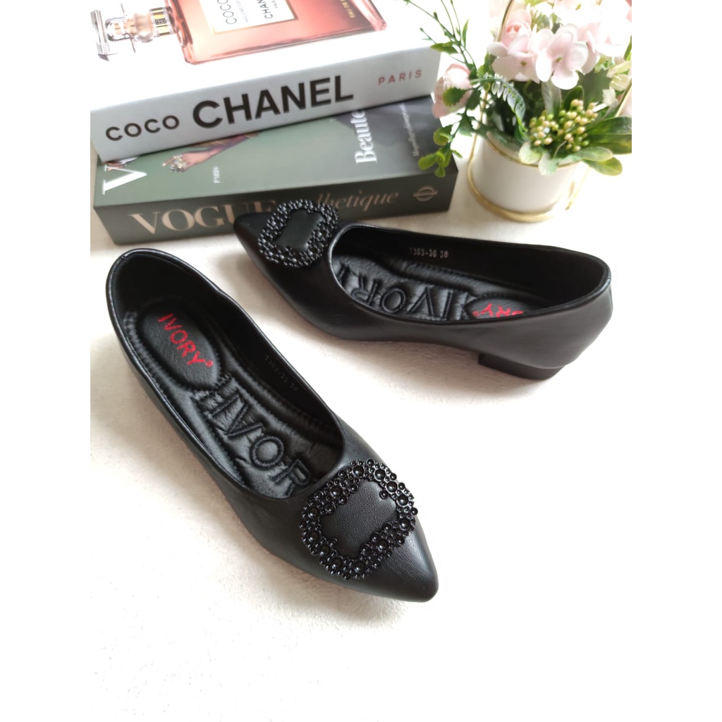IVORY Sepatu Wanita Heels 2cm Formal T383-36