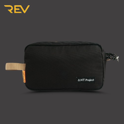 REV X ANT - - Clutch Bag Unisex IRISH - Tas Tangan Pouch Black