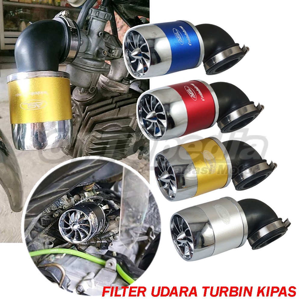 Filter Saringan Karburator ASL Model Jamur Kipas Universal Pe &amp; Pwk 24,26,28,30,32