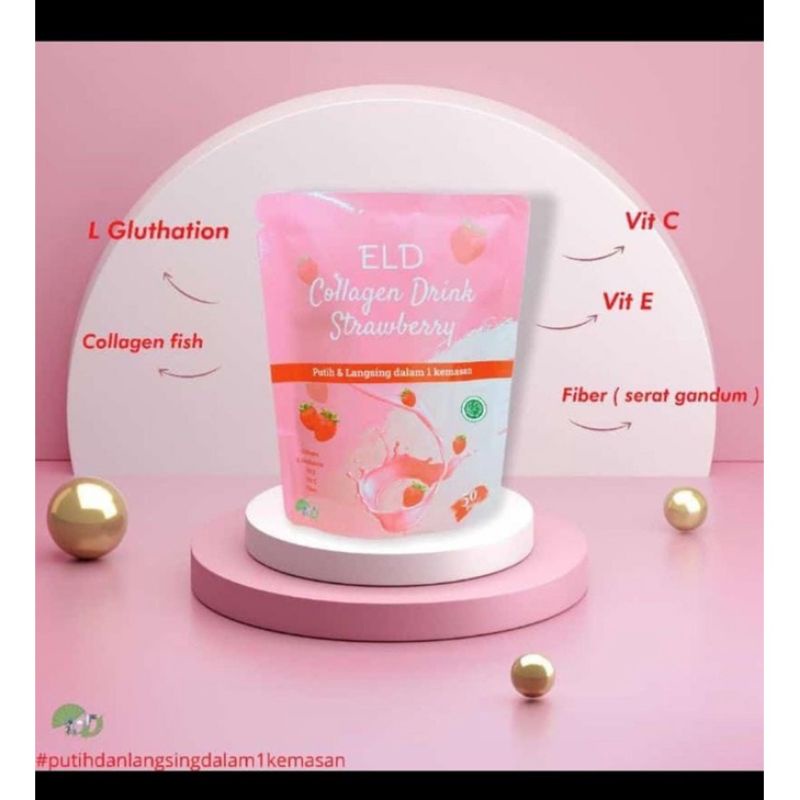 ELd collagen drink strawberry
