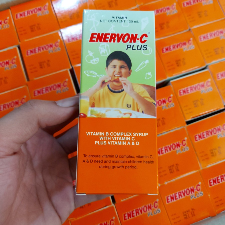 BISA COD!!! Enervon c plus sirup 120 ml multivitamin anak TERLARIS