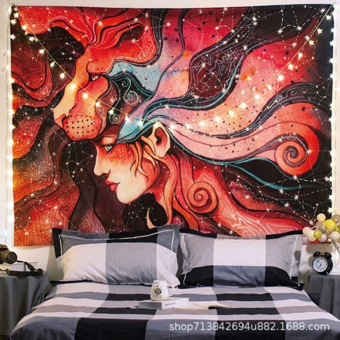 Permadani Kain Hiasan Dinding Aesthetic Dekorasi Dinding Wallpaper