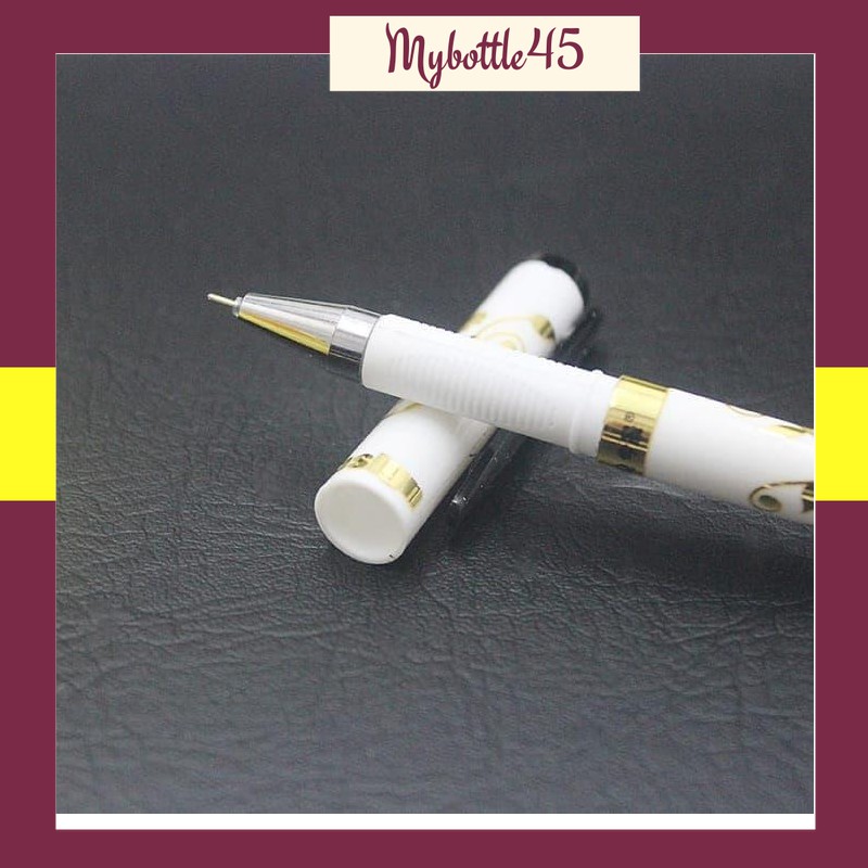 

Pena Ballpoint Bolpen Pulpen Rollerball Gel Pen 0.5 GP-765 Floral Gold
