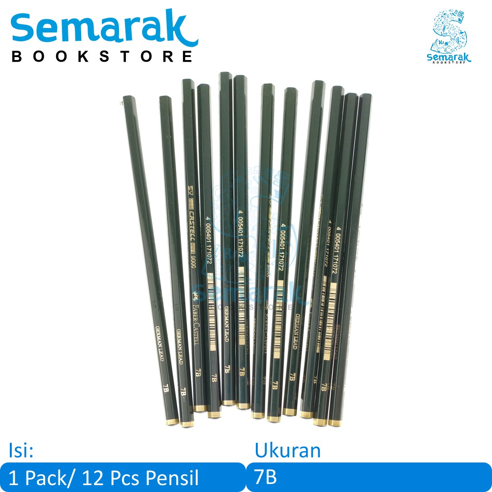

Faber Castell 9000 Pensil 7B [1 Pack / 12 Pcs]