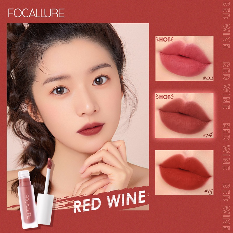 [BPOM]FOCALLURE Long Wearing Staymax Matte Lip Gloss