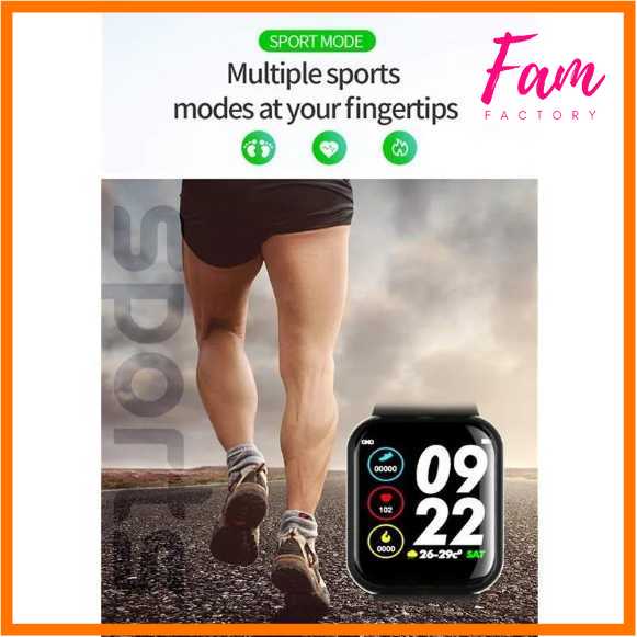 Promo Smartwatch Sport Fitness Tracker Heart Rate Blood Pressure Original SKMEI - F8