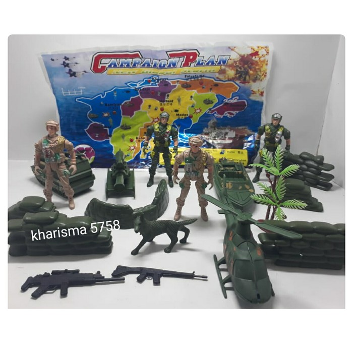 Mainan Military Patung Dakocan Tentara