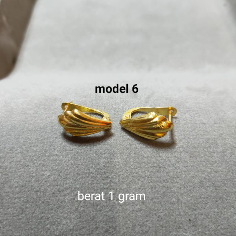 Anting Jepit Emas Muda Dewasa 1 Gram