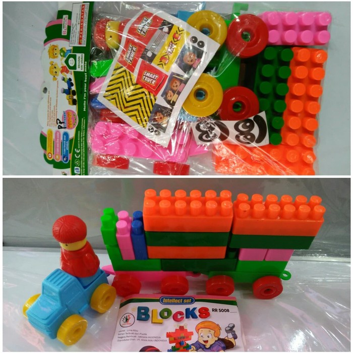 MAINAN BALOK SUSUN KERETA - MAINAN BLOCK SUSUN KERETA ATAU MOBIL MURAH - BLOK SUSUN BANGUNAN KERETA 