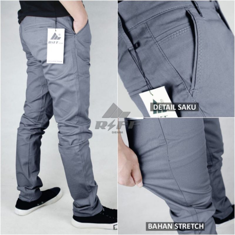 Celana Chino Cowok/ Pria Premium!