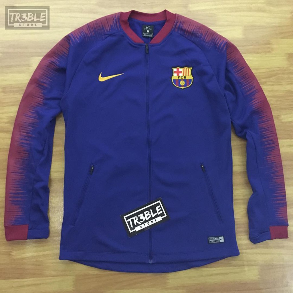  Jaket  Olahraga Bola  Nike Barcelona  FC Home Anthem Original 