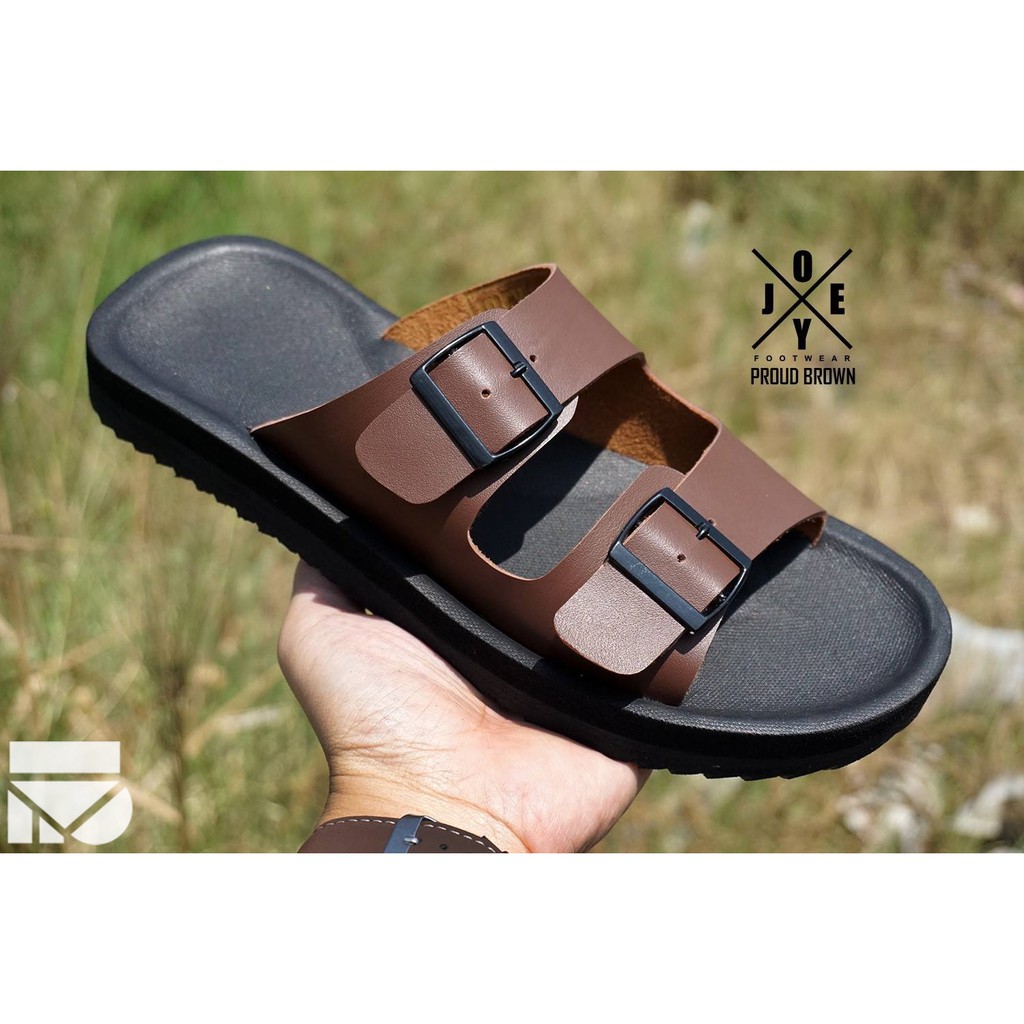 Proud Series | Sendal Original Jepit Kulit Santai Kasual Pria Cowok Sandal Footwear | FORIND x Joey