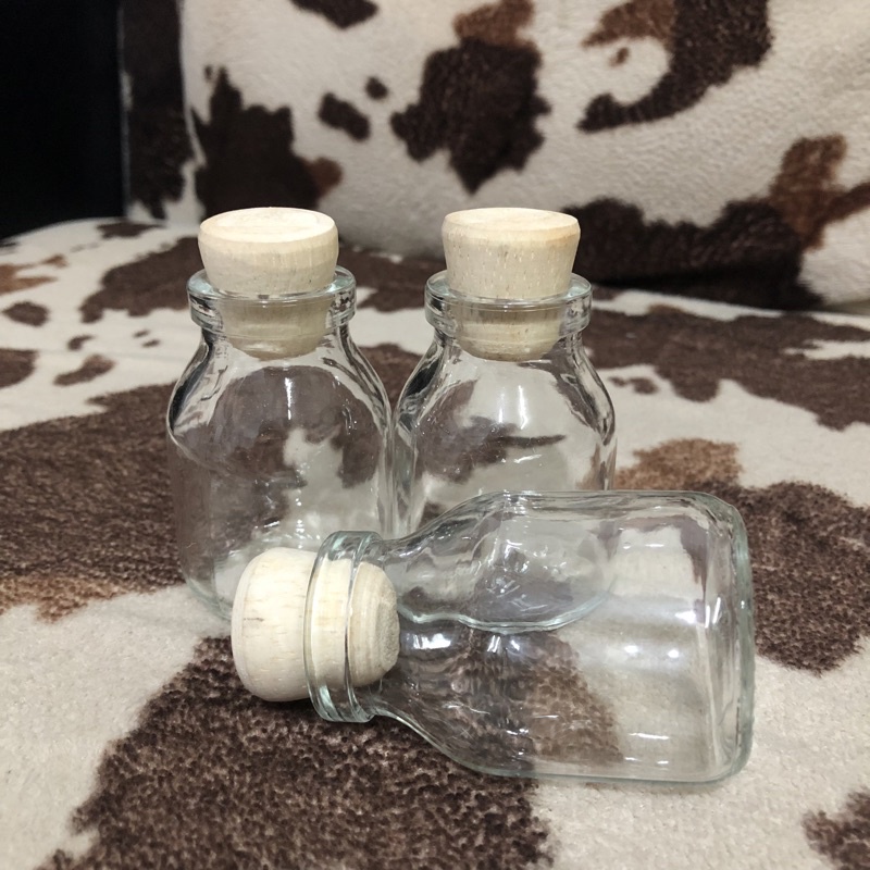 [Bisa COD] Botol Surat Kapsul 50ml / Botol Kaca 50ml / Wish Bottle 50ml / Jar 50ml
