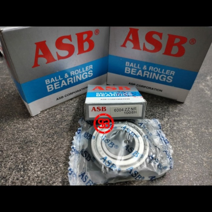 Bearing / Laker / Laher 6004 ZZNR ASB