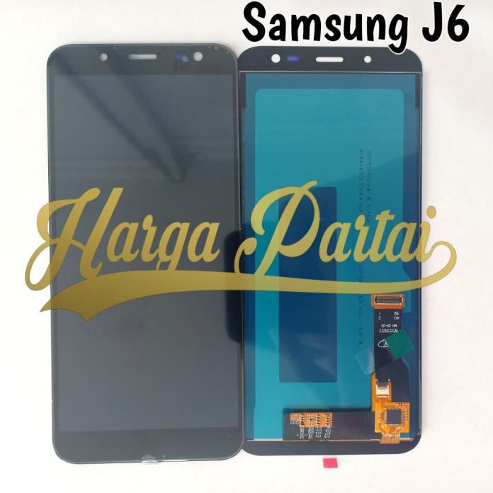 LCD TOUCHSCREEN SAMSUNG J6 2018 J600G ORIGINAL BLACK KONTRAS HG