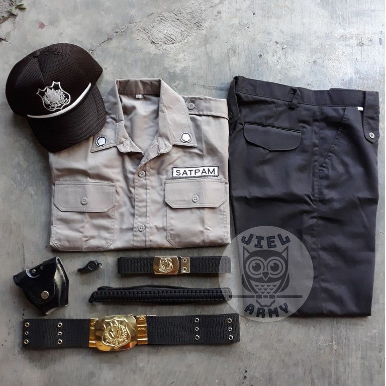 Satu Set Seragam PDH Security Lengkap Seragam PDH Satpam