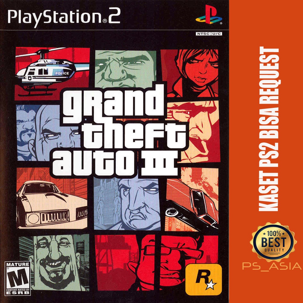 Kaset PS 2 GTA III