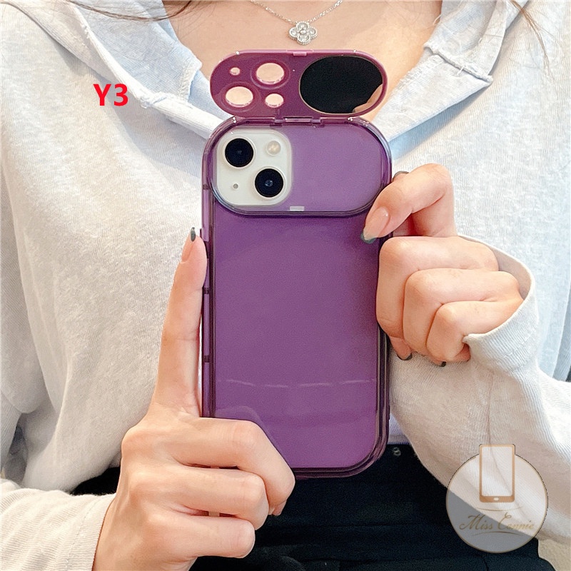 Soft Case TPU Desain Kamera 3D Warna Macaron Untuk iPhone 7Plus 8Plus XR 11 12 13 Pro MAX 14 Plus 14 Pro MAX X XS MAX