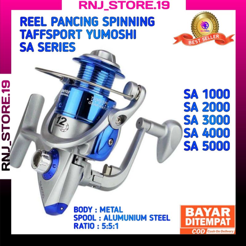 Jual Reel Pancing SA Series 12 BB Ratio 5:5:1 Spinning Fishingreel/Reel ...