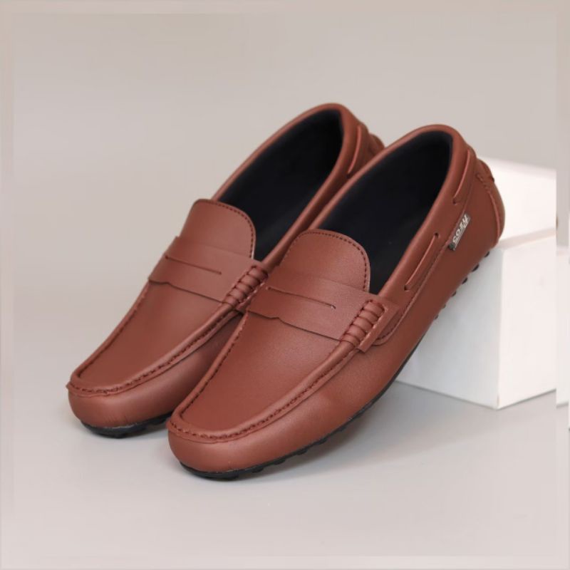 Sepatu Formal Pria Tali Kasual Casual Slop Kerja Pria Terlaris Model Mocasin Brand Original