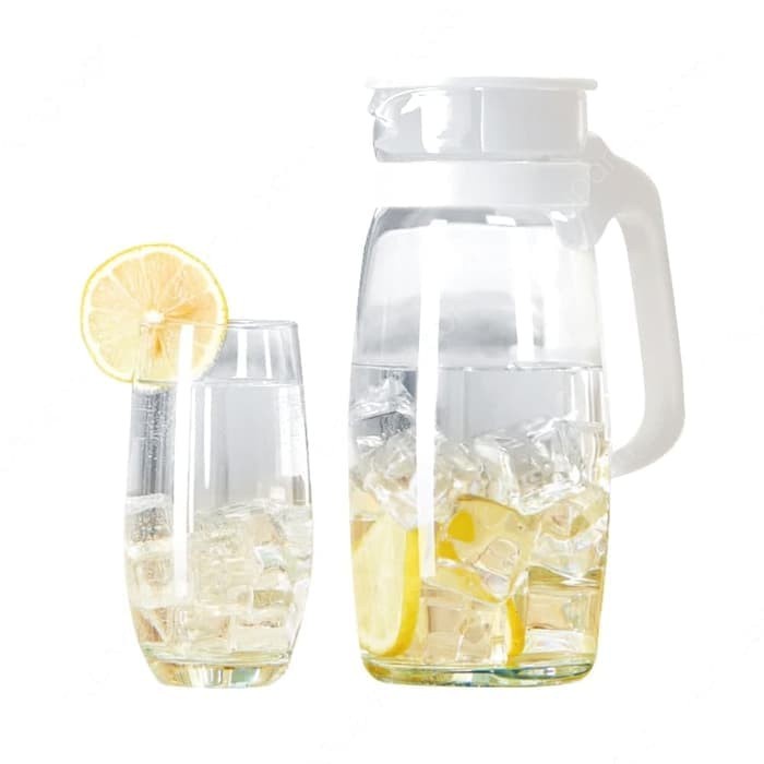 Libbey Sereno Set Pitcher Dan Gelas bn17