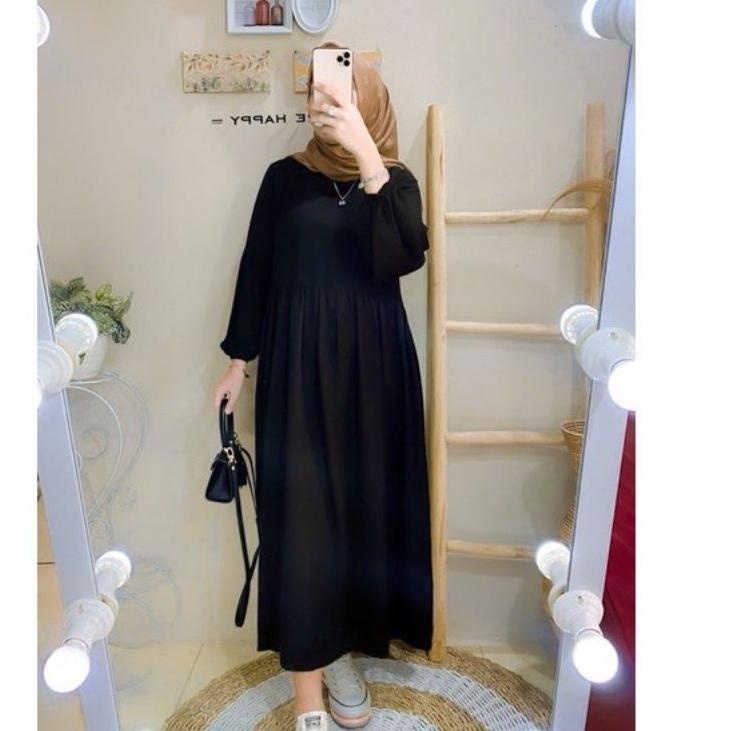 Keluaran Terbaru.. KAYLA gamis remaja terbaru 2022 Gamis midi dress muslimah premium busui friendly 