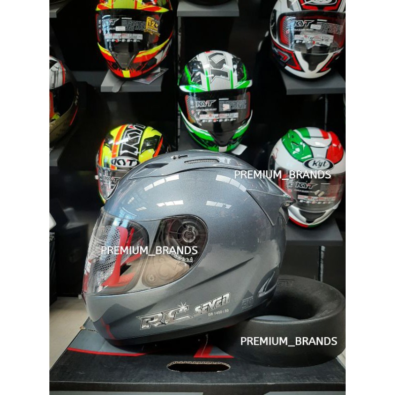 KYT RC 7 SOLID ALL GREY