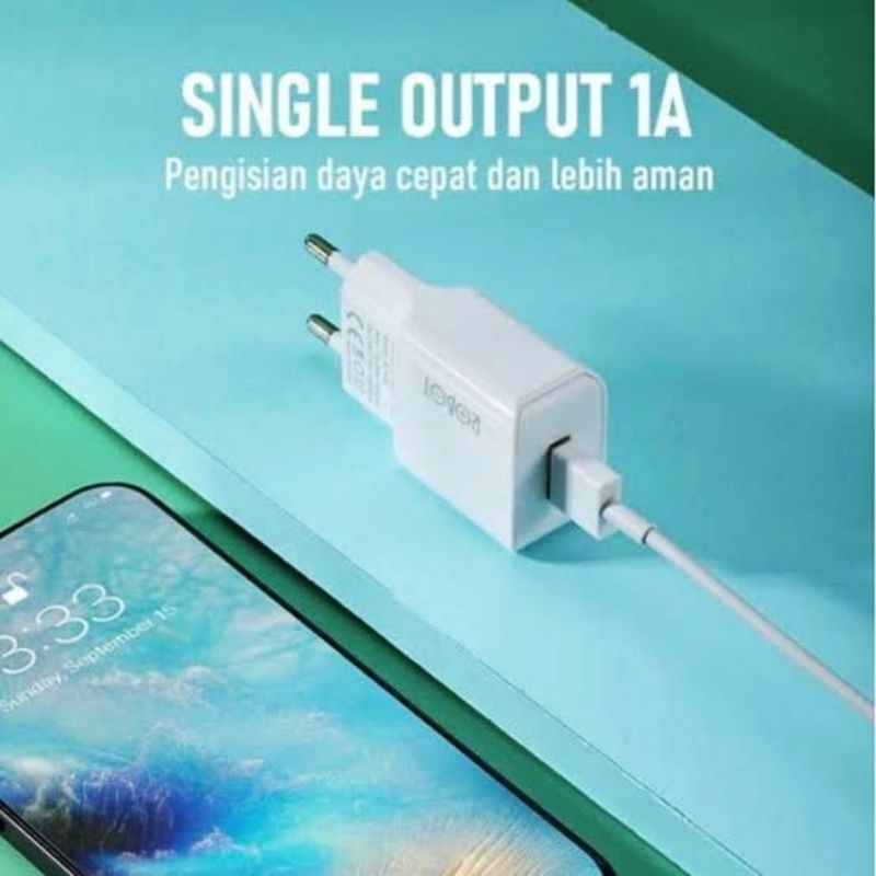 (ROBOT RT010) Smart Adapter Charger/ Kepala Charger Sigle Port Usb Multi Protection