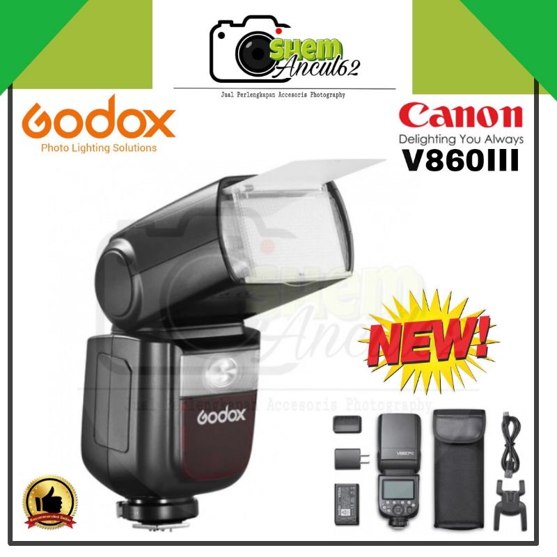 Jual Flash Godox V860III V860 III V860 Mark 3 For Canon Flash External ...