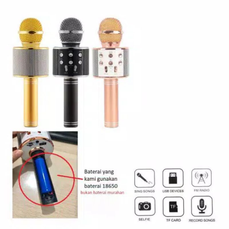 Mic Bluetooth WS-858