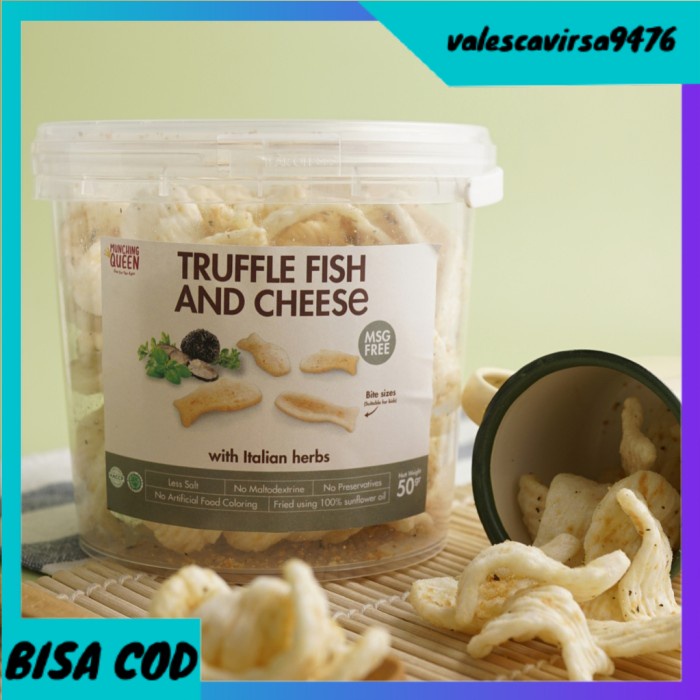 

⭐BISA COD⭐ Truffle Fish And Cheese Crackers