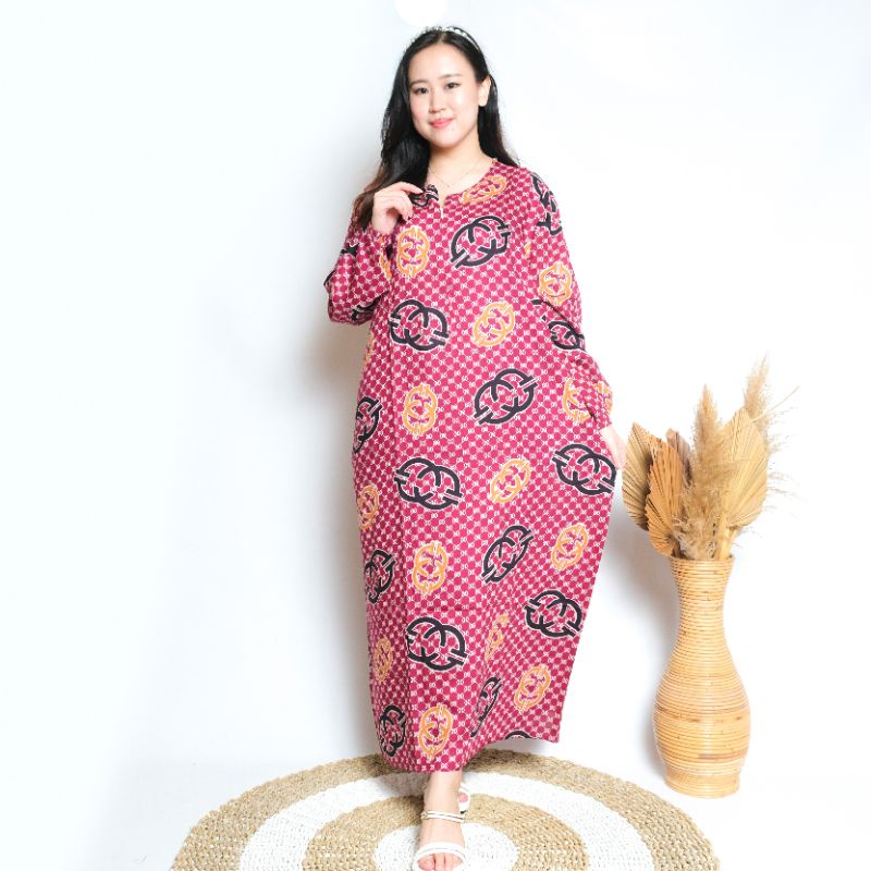 Daster habel busui lengan panjang gamis merk Verell-2