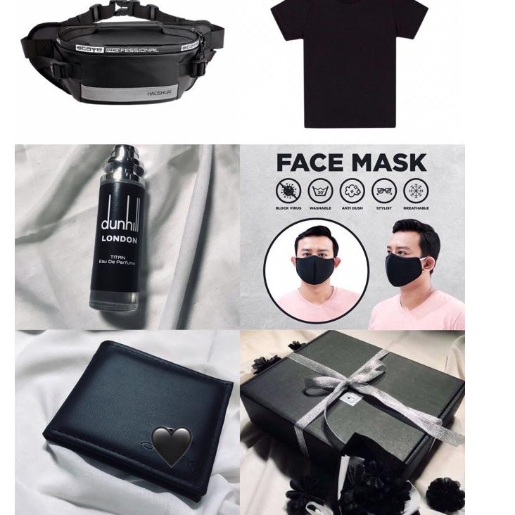 

[PROMO GVK88] GIFT BOX COWO BLACK SERIES AESTHETIC HAMPERS PRIA KADO HADIAH FOR MEN (I) Ready Stock