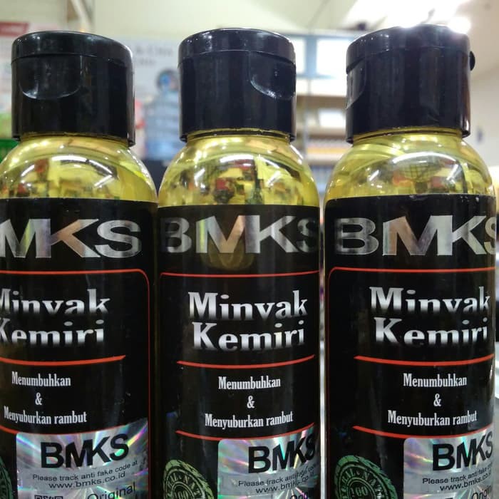 MINYAK KEMIRI BMKS ORIGINAL 100% MENYUBURKAN RAMBUT RONTOK