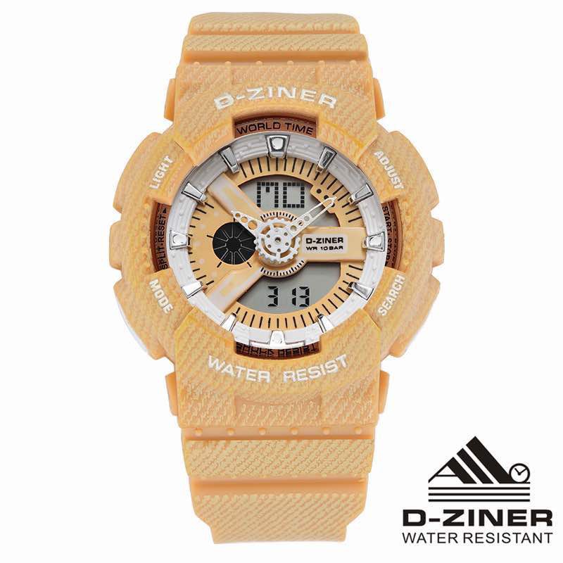 JAM TANGAN WANITA D-ZINER 8066 JEANS LADIES