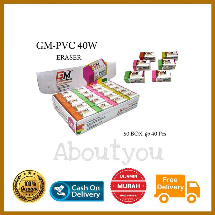 

NEW SALE PROMO PENGHAPUS PENSIL / ERASER KECIL PUTIH PREMIUM 4B GM