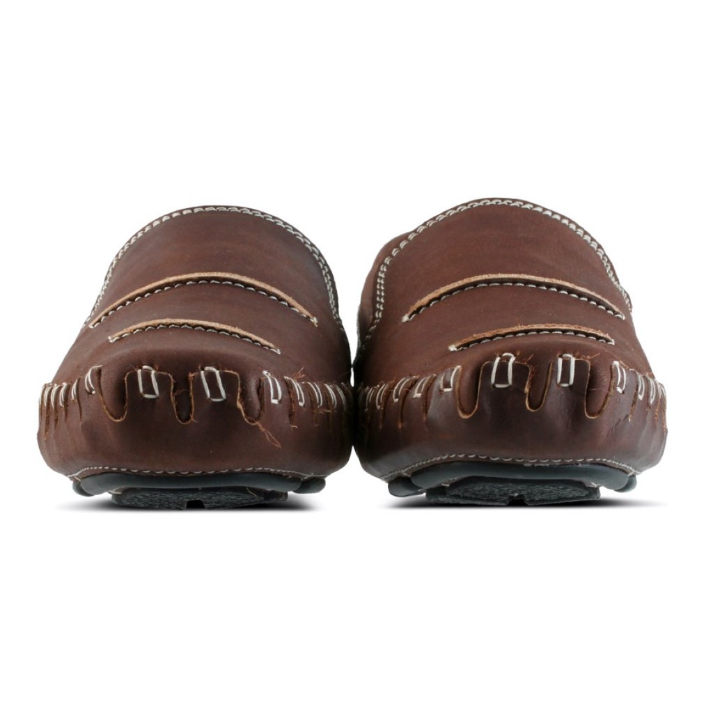 SEPATU MOCCASIN PRIA BROWN 39 sd 43 GF4109 GF