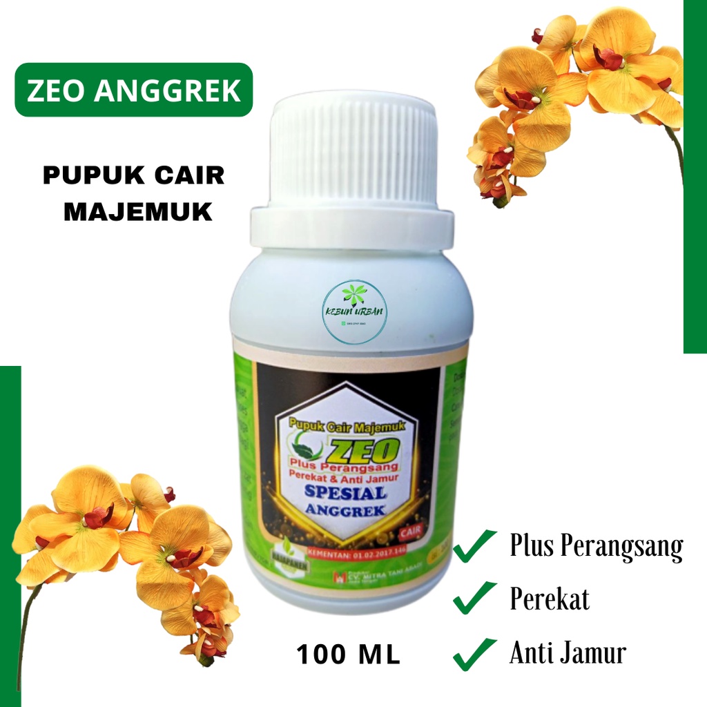 Pupuk Cair Bunga Anggrek, READY STOK, Pupuk ZEO Cair, Pupuk Untuk Tanaman Anggrek