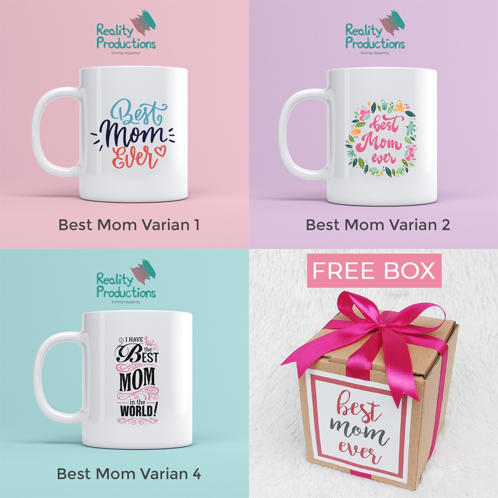 Mug Best Mom Untuk Kado atau Hadiah Ibu Bunda Mama