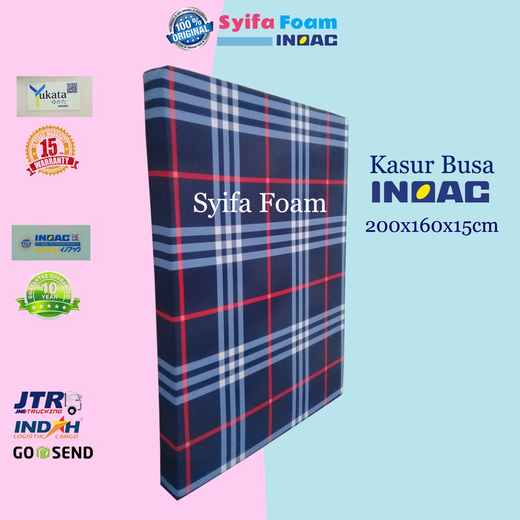 Kasur inoac yukata 200x160x15 cm garansi kempes 15 tahun kasur no 2