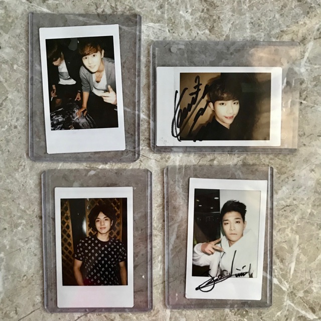 DPRIAN IAN, MADTOWN JOTA, ZE:A DONGJUN KEVIN SIGNED POLAROID KPOP